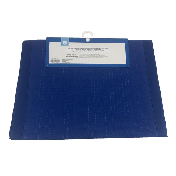 Hanukkah Menorah Table Runner 14 x 72 Blue Embroidered Chanukah Home Decoration - Picture 5 of 9